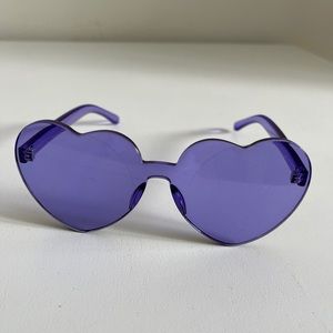 FREE WITH PURCHASE Heart Shaped Sunglasses